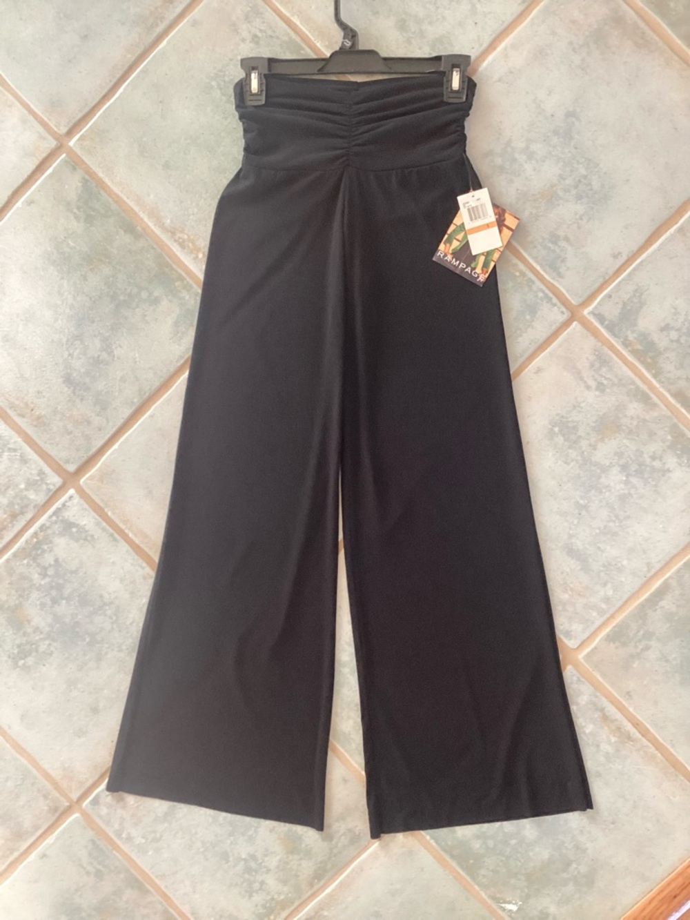 Rampage wide legs black pants size small